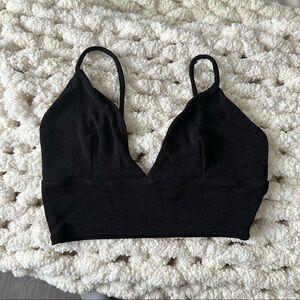 Urban Outfitters Black Crop Top